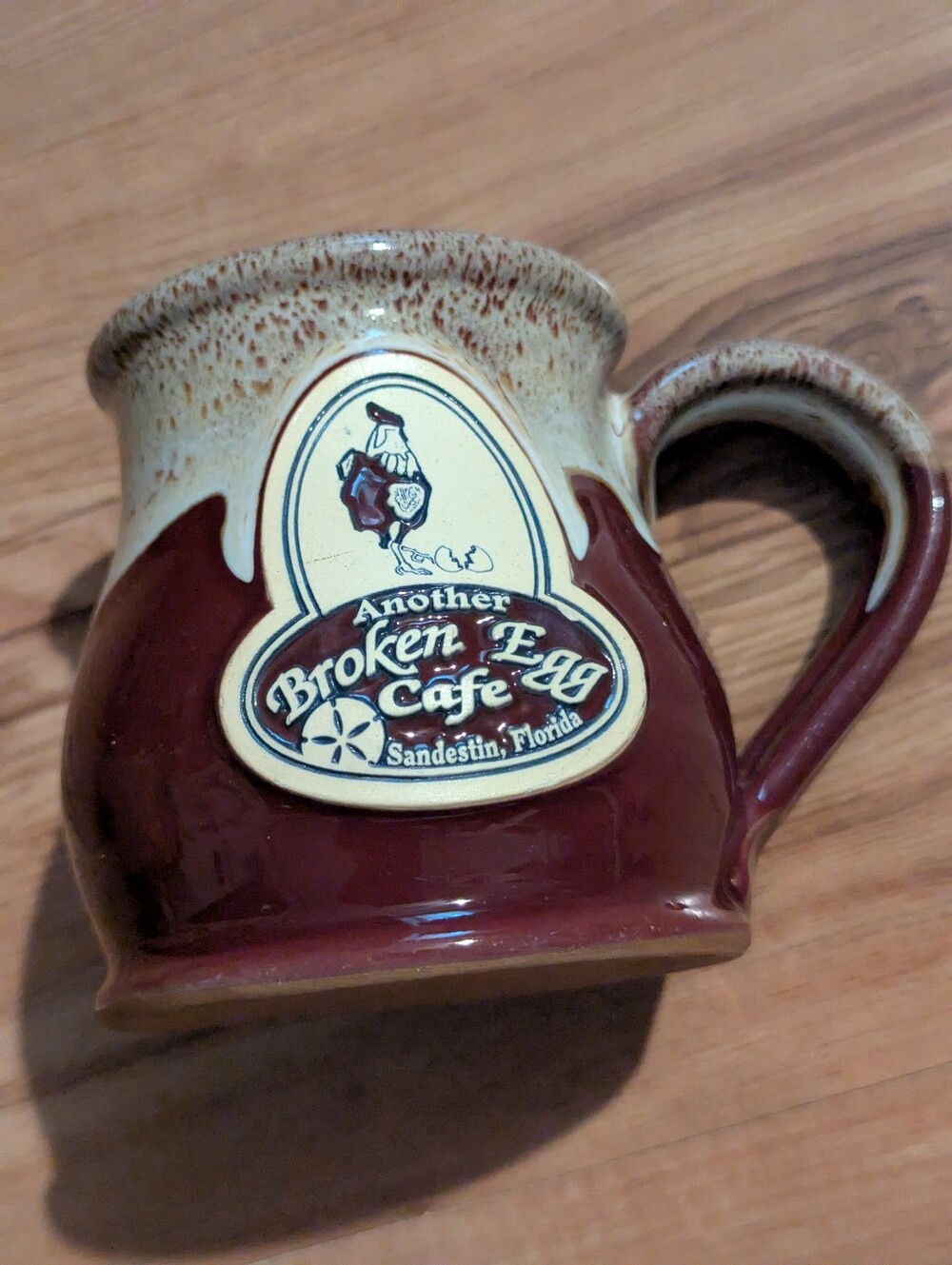 Deneen Pottery Rooster Stoneware Mug Another Broken Egg Cafe Coffee Tea Cup